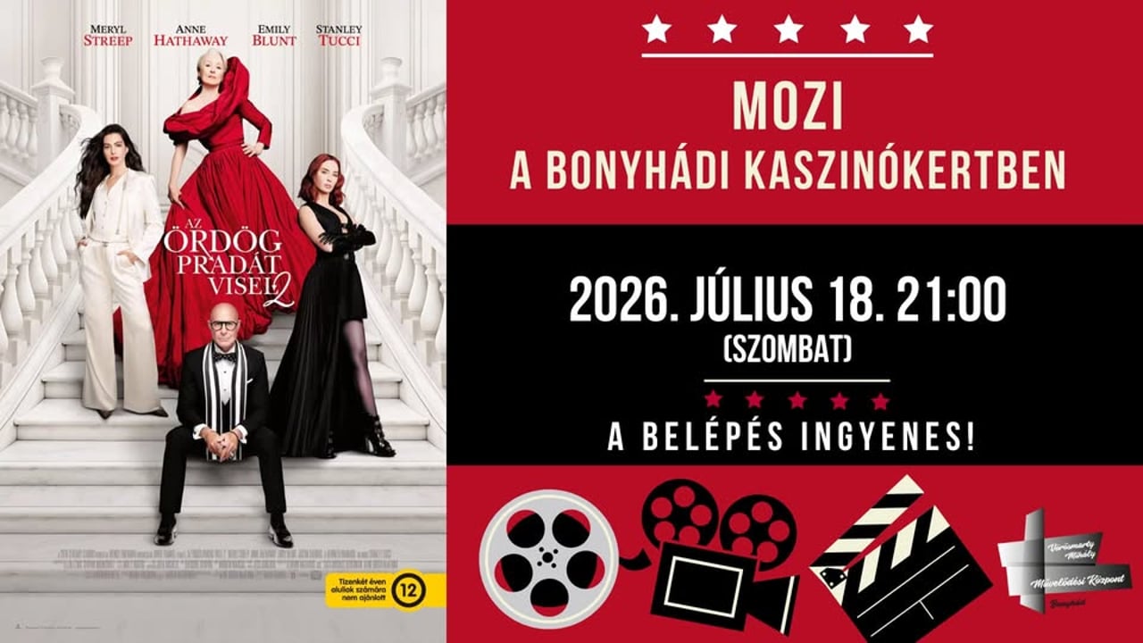 🎬🥤Az ördög Pradát visel 2. - Kertmozi Bonyhádon