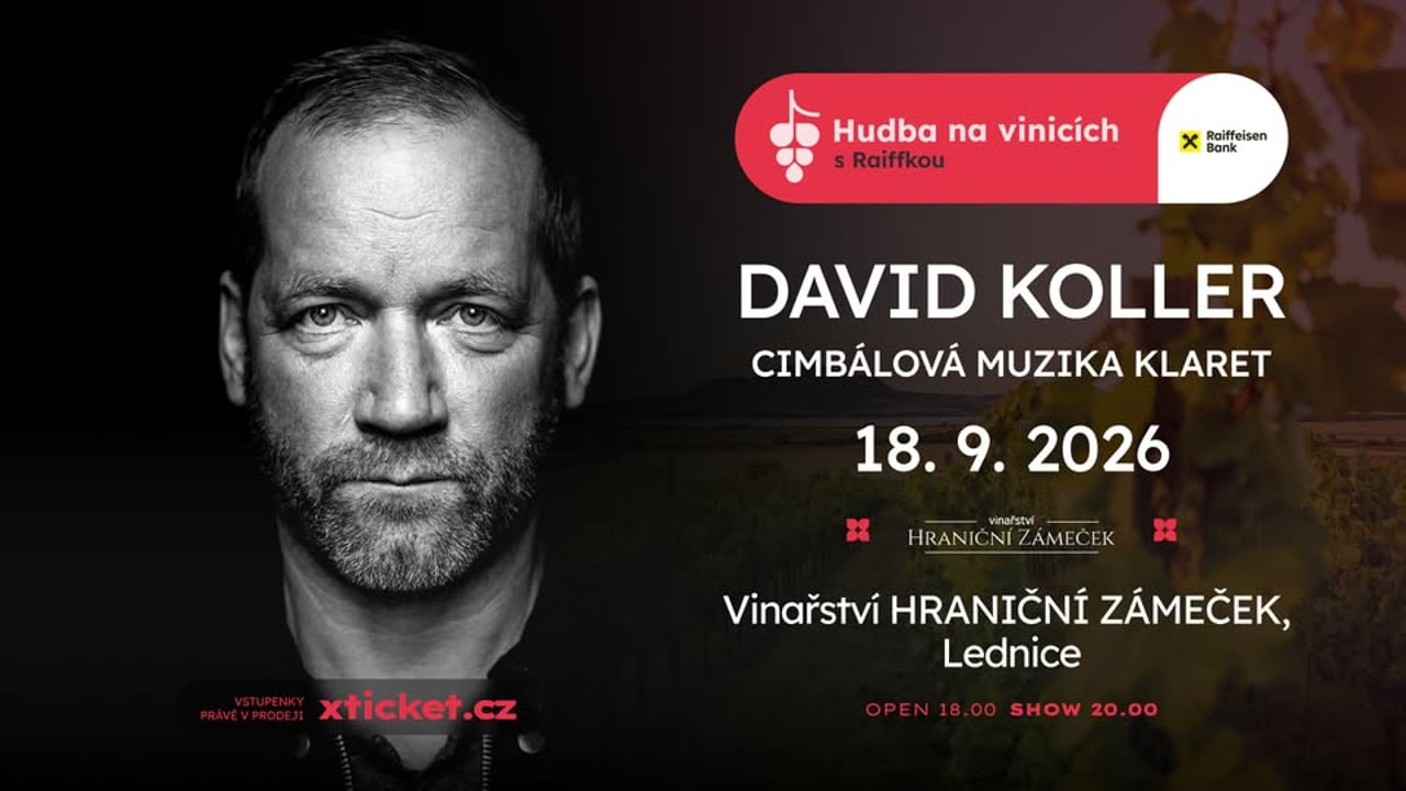 David Koller a Klaret- Vinařství Hraniční Zámeček - 18. září