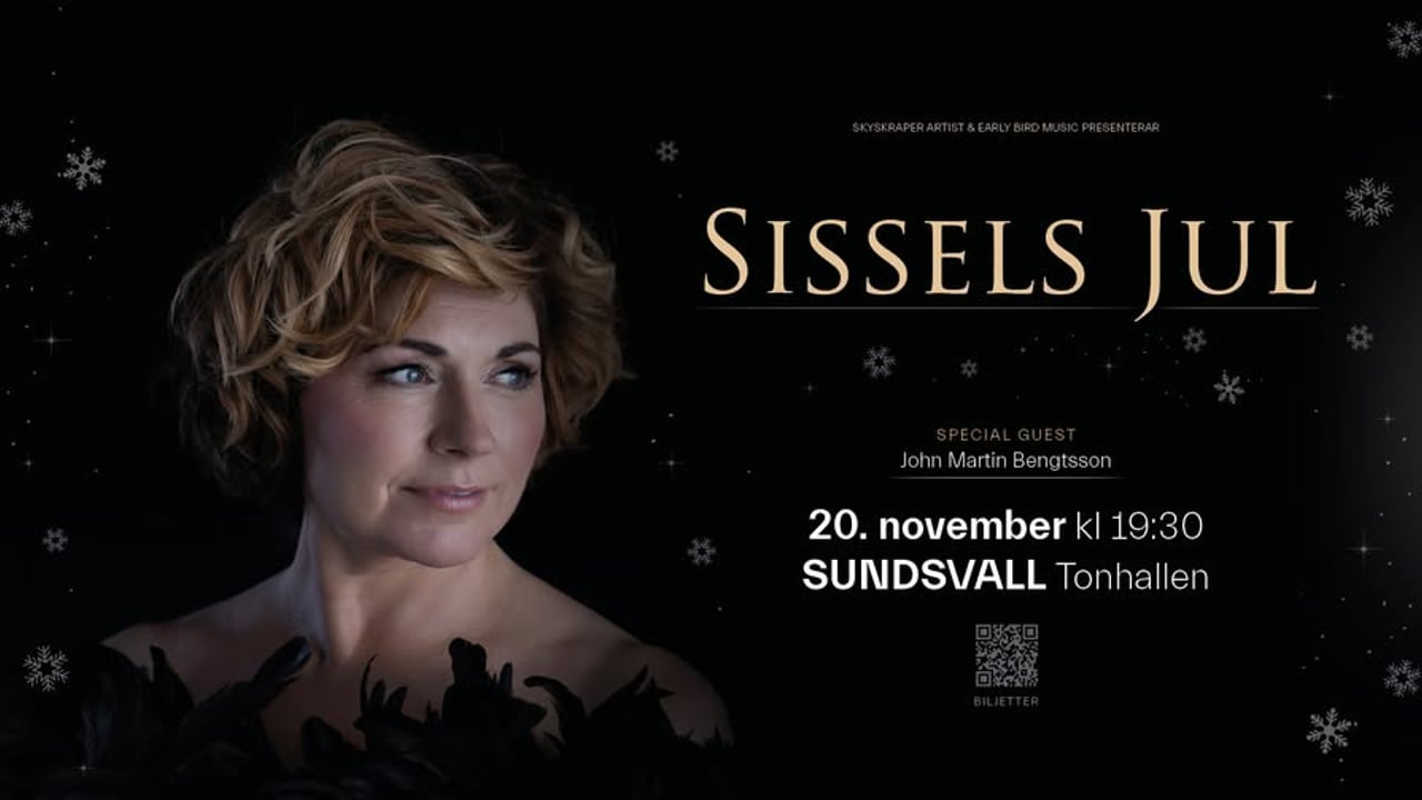 Få bilj! SISSELS JUL 2026 | Tonhallen, SUNDSVALL | 20.11.26 