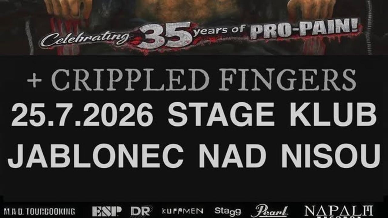 PRO-PAIN (usa) + support: Crippled Fingers / 25.7.2026 / STAGE klub