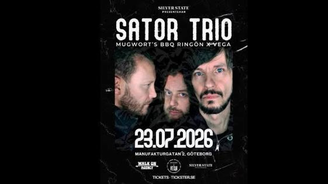 Sator Trio – Live på Mugwort’s BBQ Ringön X Vega Torsdag 23 juli