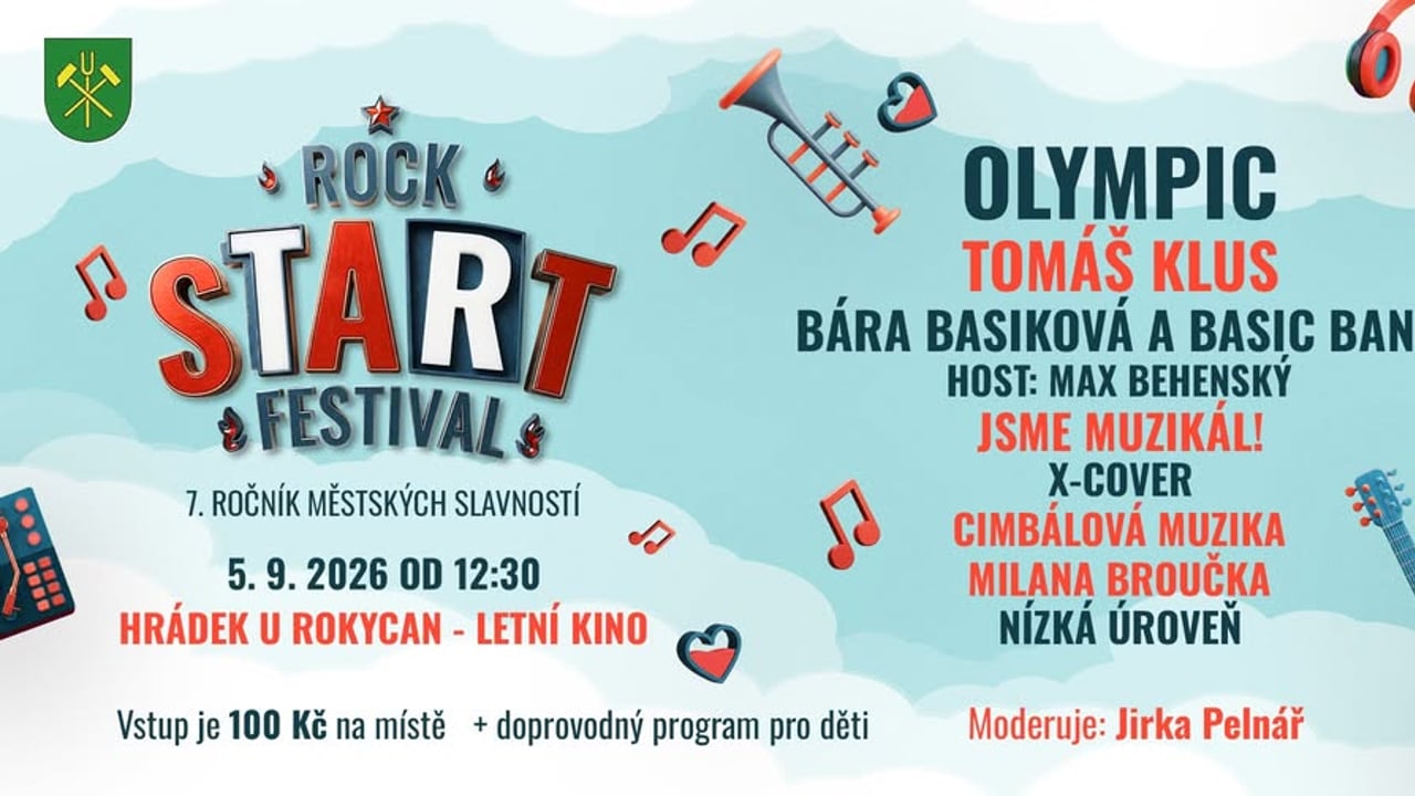 ROCK START Festival 2026 - Letní kino Hrádek u Rokycan