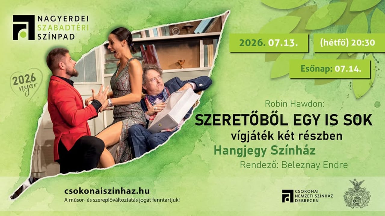 Robin Hawdon: SZERETŐBŐL EGY IS SOK