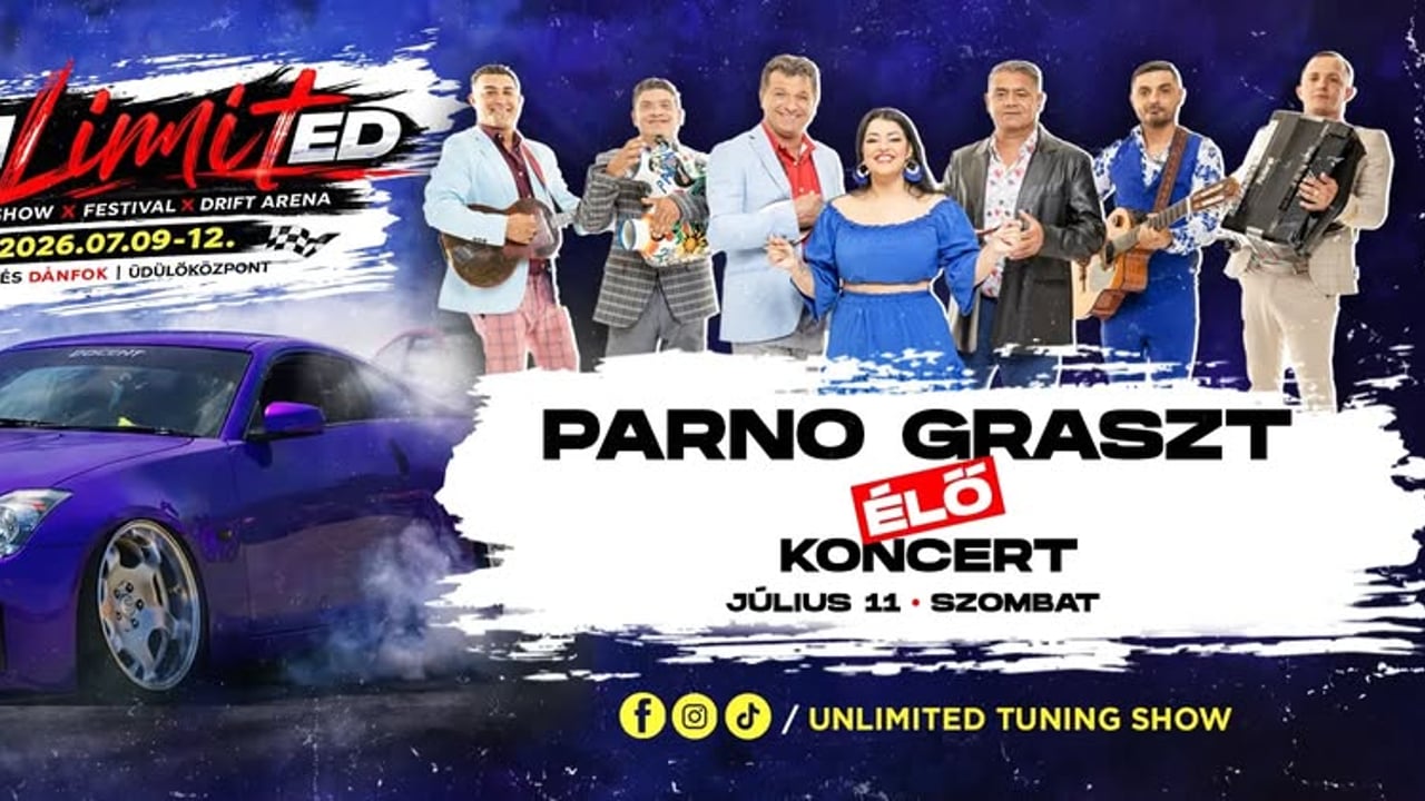 07.11.szombat🔥 Parno Graszt – 90 perces nagykoncert | Békés-Dánfok 🔥