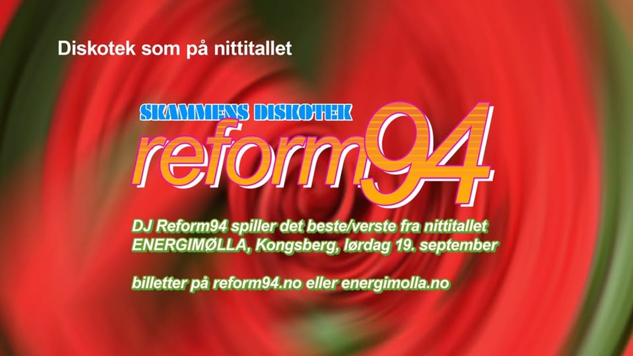 Skammens diskotek med DJ Reform94 // Energimølla