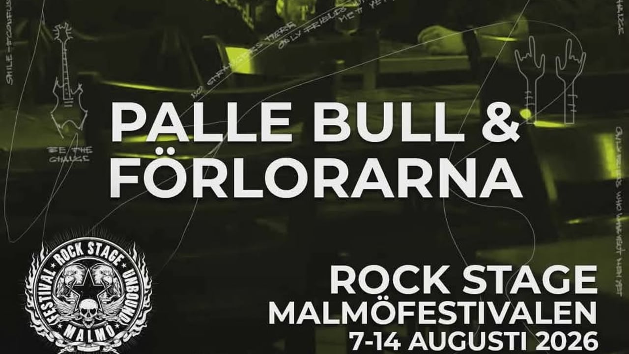 PALLE BULL & FÖRLORARNA - 12/8: ROCK STAGE MALMÖFESTIVALEN 🔥🍻