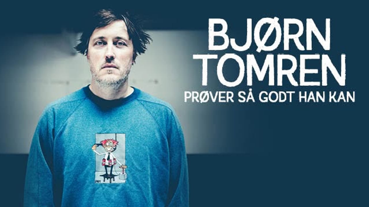 Bjørn Tomren prøver så godt han kan i Beddingen Kulturhus // Bodø