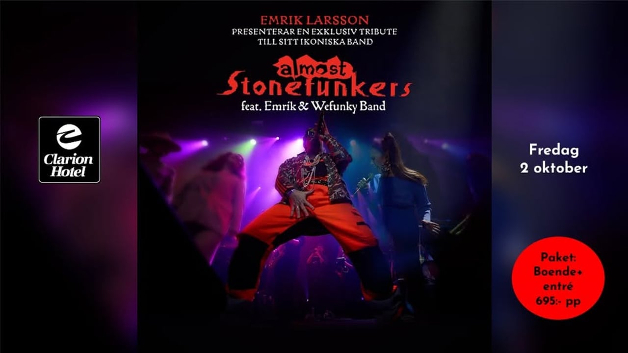 Almost Stonefunkers - Emrik + Wefunky band - Live at Clarion 2 okt.