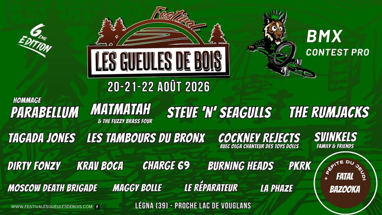 Festival Les Gueules De Bois 2026