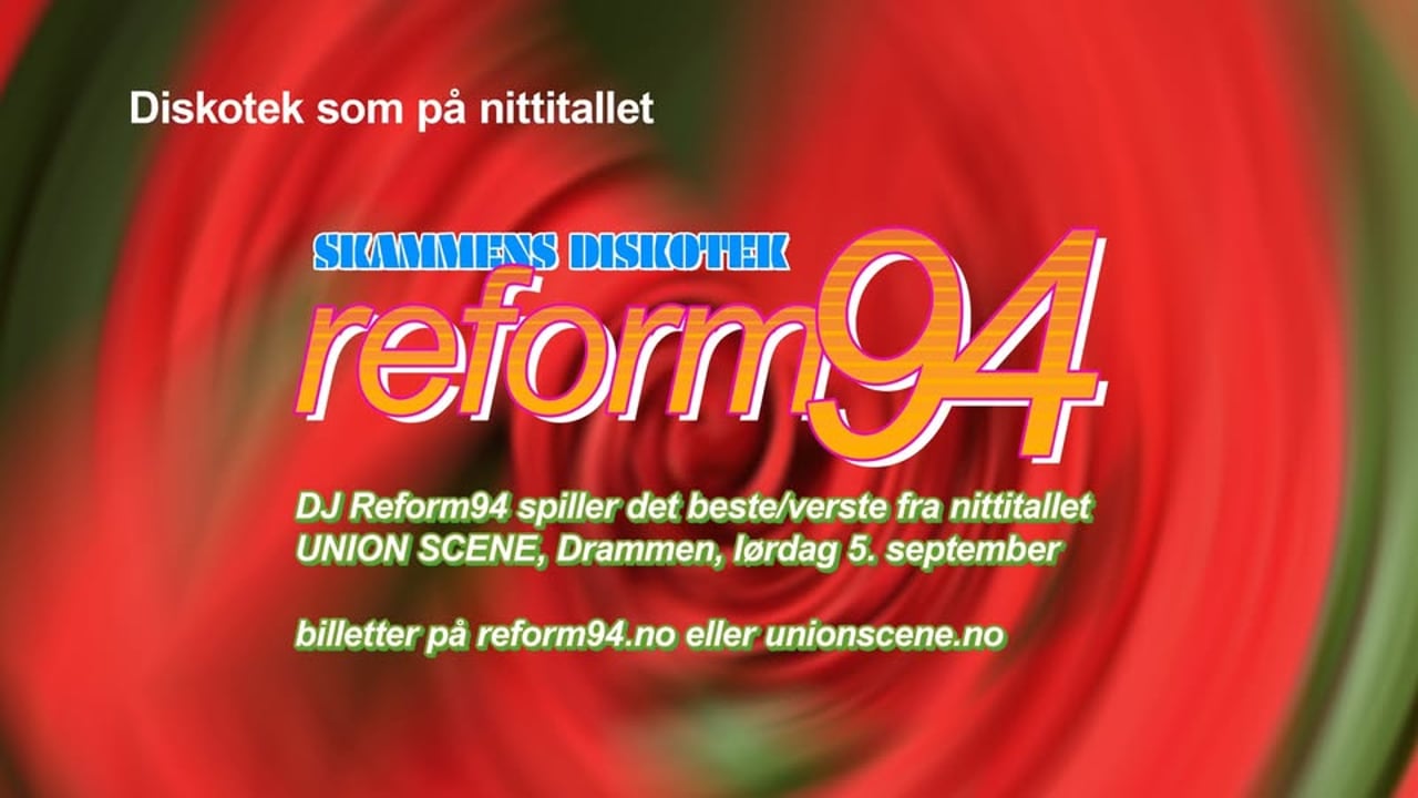 DJ Reform94 // Union Scene, Drammen