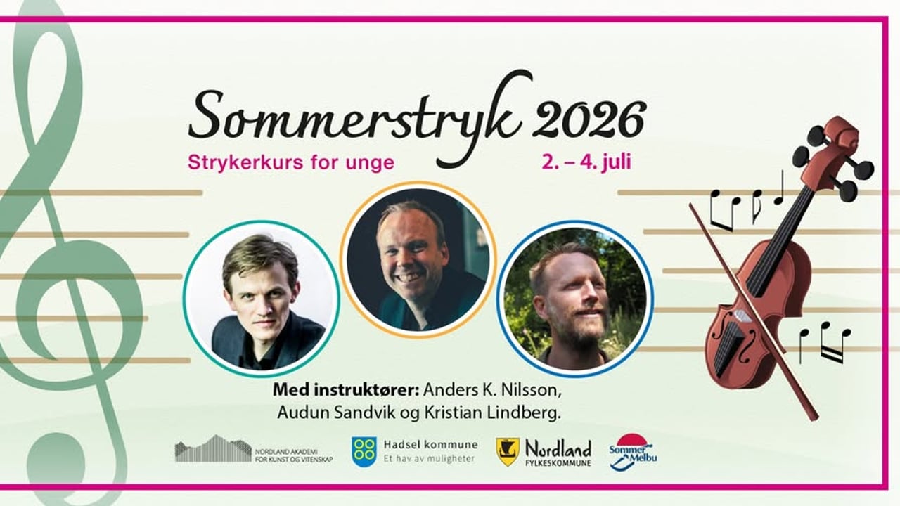Sommerstryk 2026 - Strykerkurs for barn og ungdom