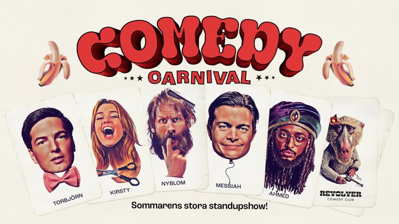 Standup med Comedy Carnival - Humor på Folkparksteatern i Gamla Linköping