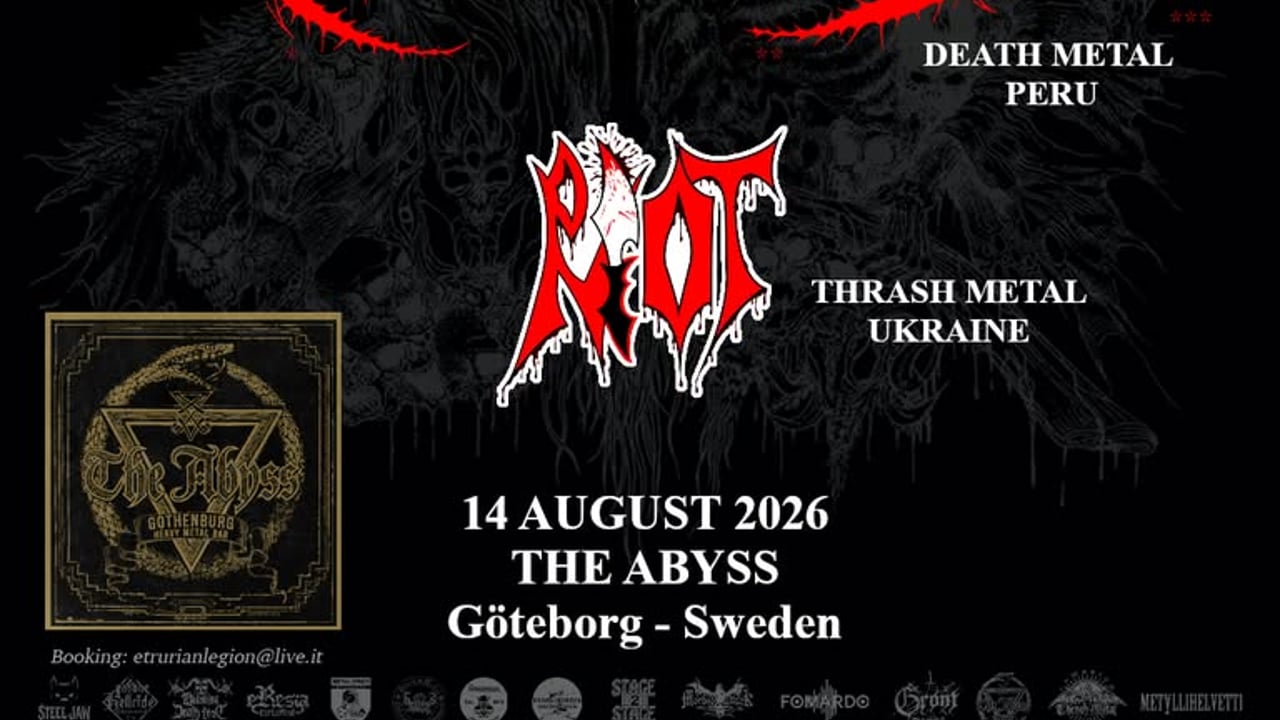 Anal Vomit (Death Metal Perù) + R.I.O.T (Thrash Metal Ukraine) 