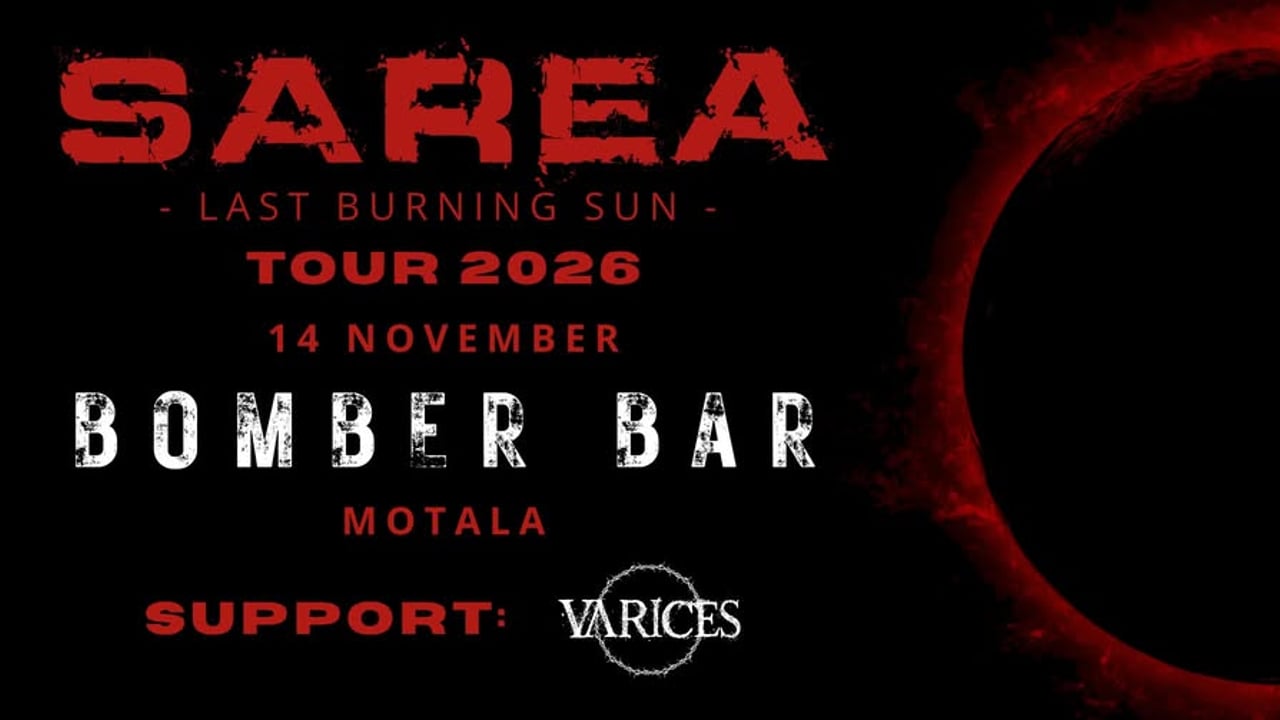 SAREA - LAST BURNING SUN TOUR 2026 - BOMBER BAR