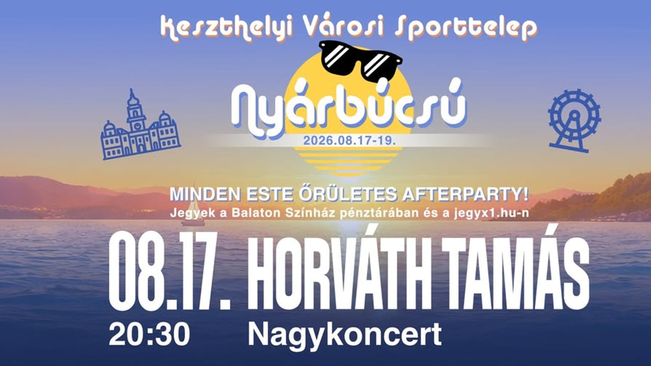 HORVÁTH TAMÁS Nagykoncert - KESZTHELY