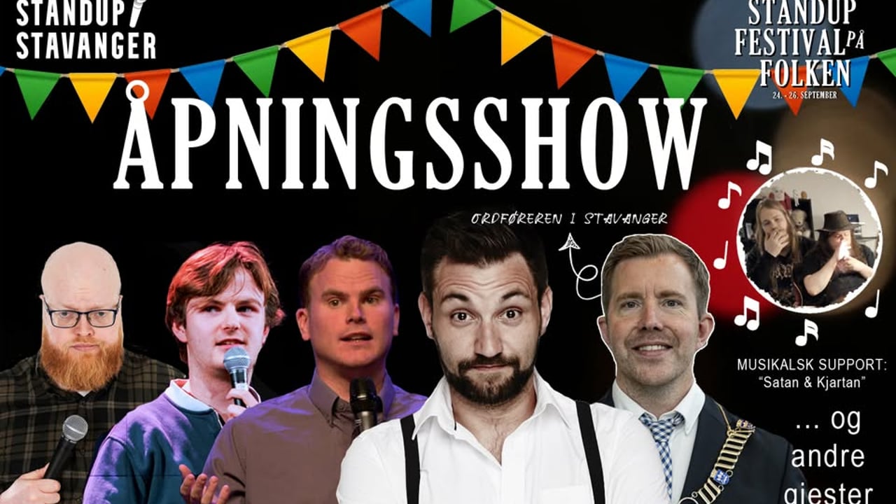 Festival - Åpningsshow 🎉 - 24. september (må ha dags/festivalpass fra 300 kr.)