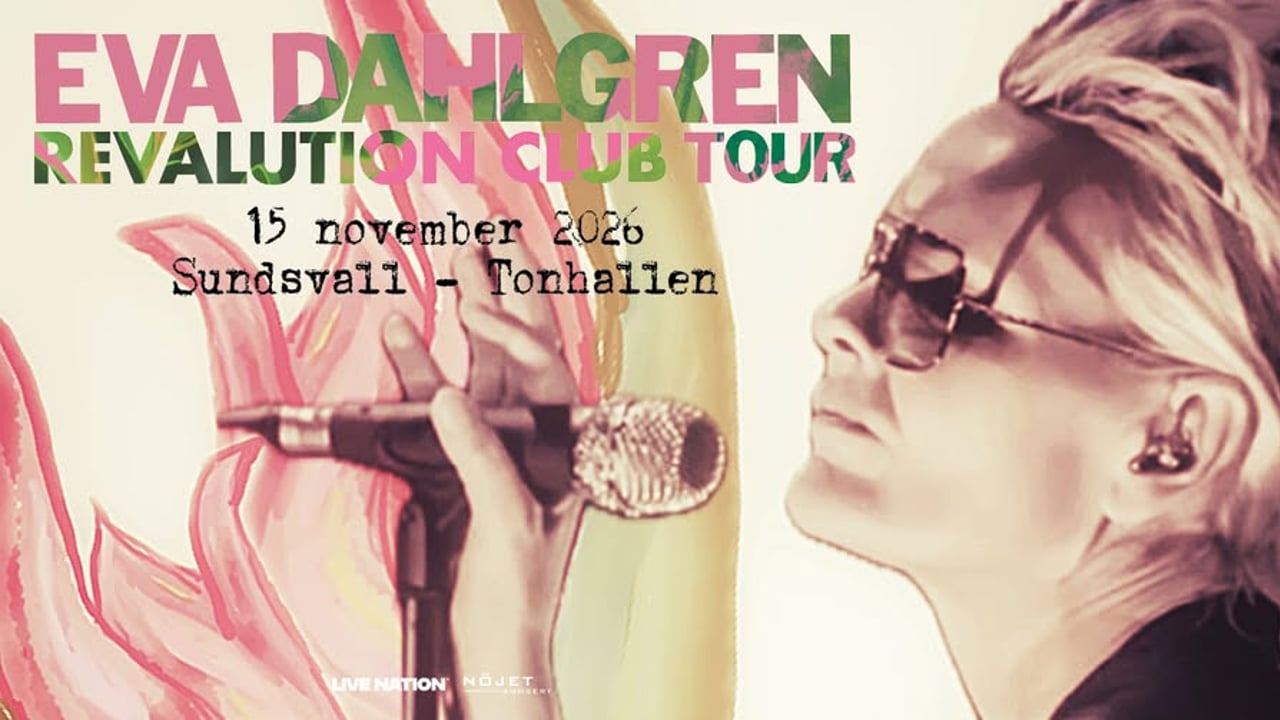 Eva Dahlgren I Sundsvall, Tonhallen I 15 nov. 2026