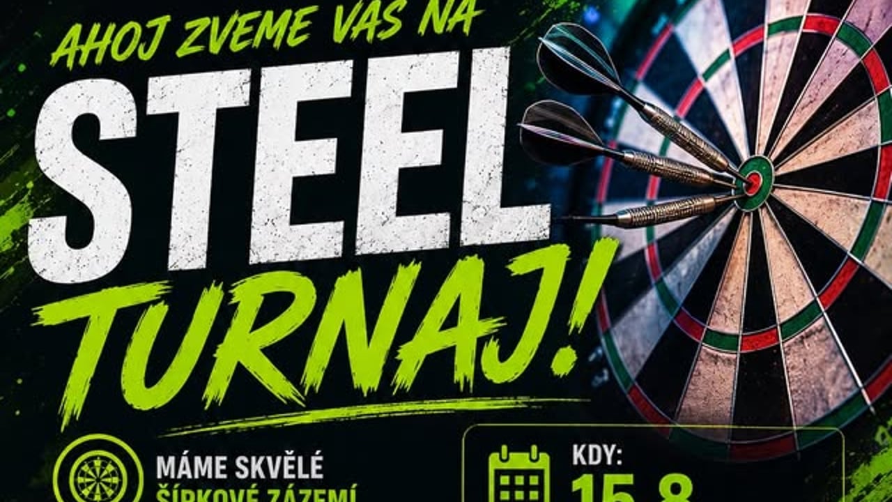 Letní Steel Turnaj– až 6 terčů, prize money pro nejlepší