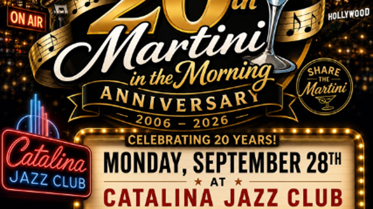 MARTINI IN THE MORNING: honoring GREAT AMERICAN SONGBOOK (20th Anniversary Celebration)