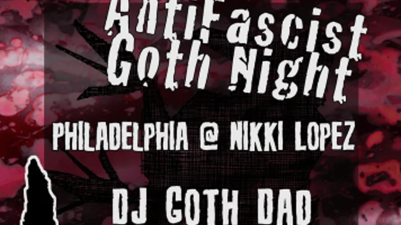 Anti Fascist Goth Night , DJ Goth Dad (Vision Video)