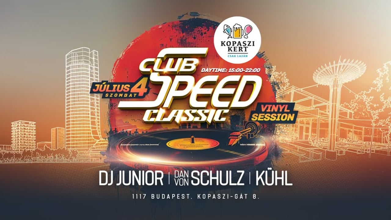 Club Speed Classic Daytime Beach Party 2026.07.04. Vinyl Session