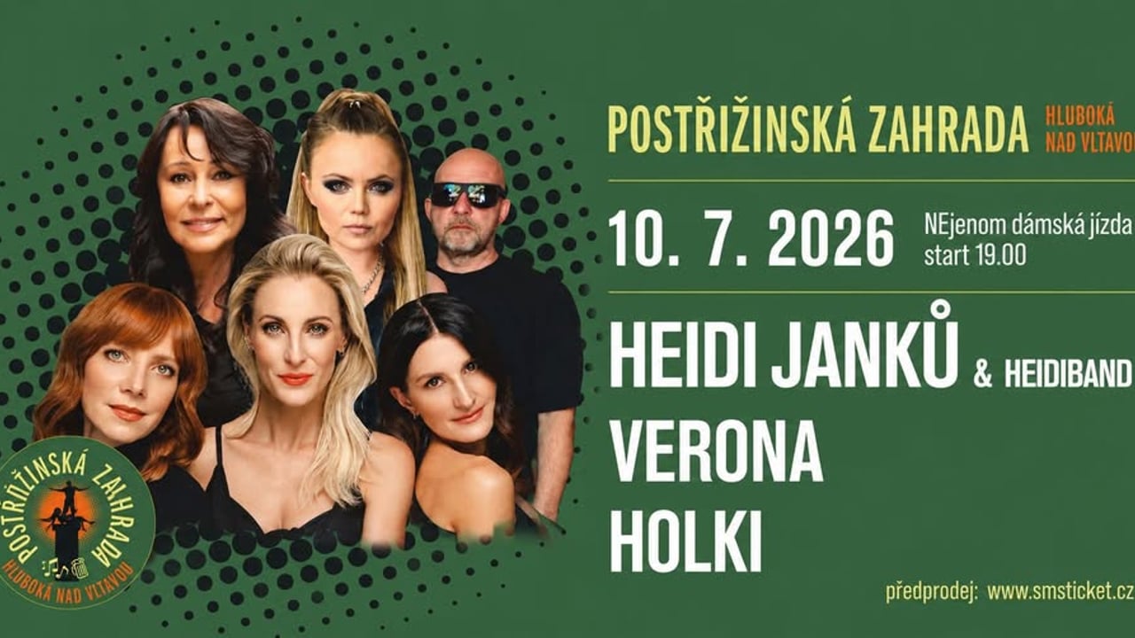 Dámská jízda v Postřižinské zahradě | 10. 7. | Hluboká nad Vltavou