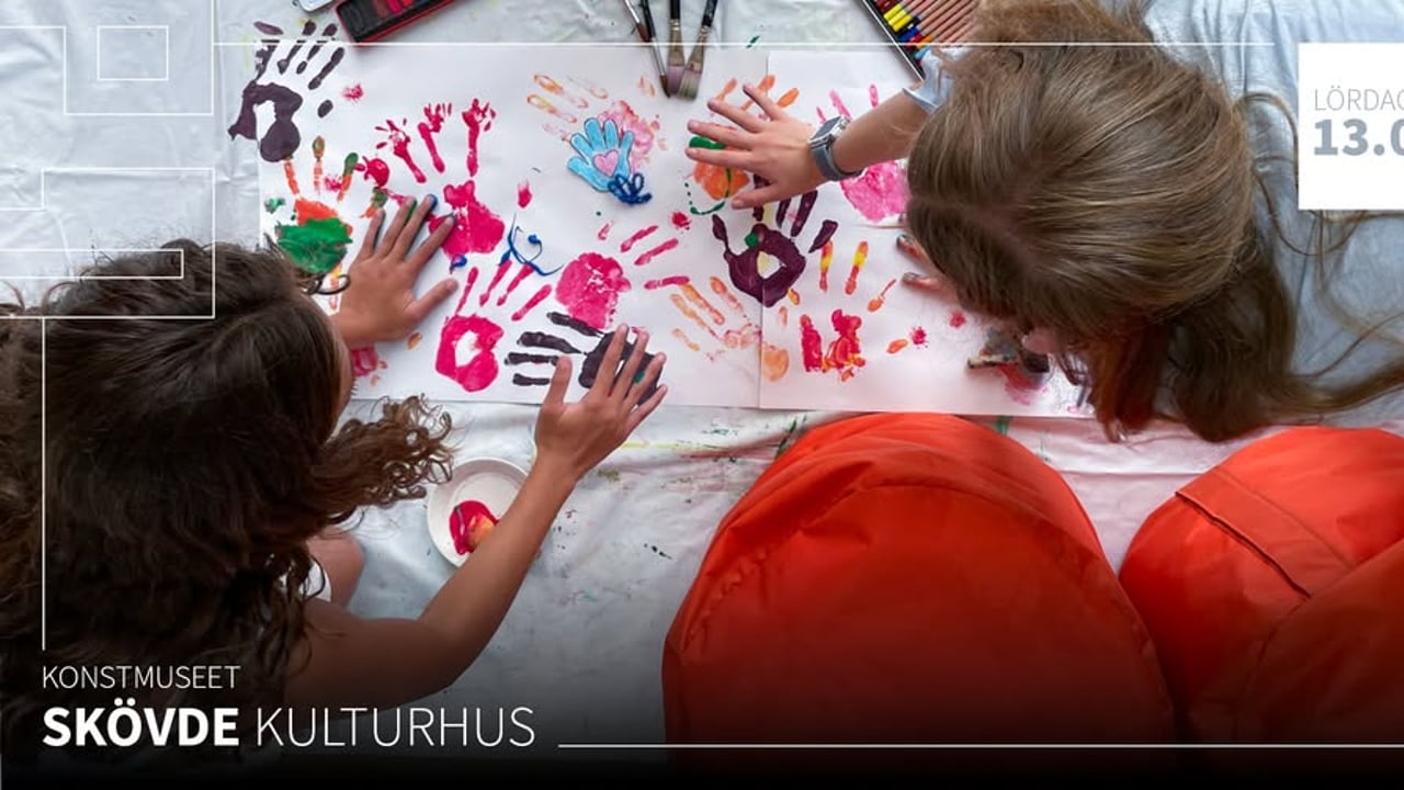 KIDS@Konstmuseet: Upplev, utforska eller skapa konst varje lördag kl 13.00!