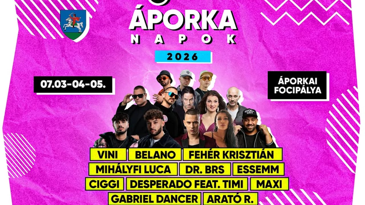 Áporka Napok 2026 • Áporkai Focipálya // 07.03-05.
