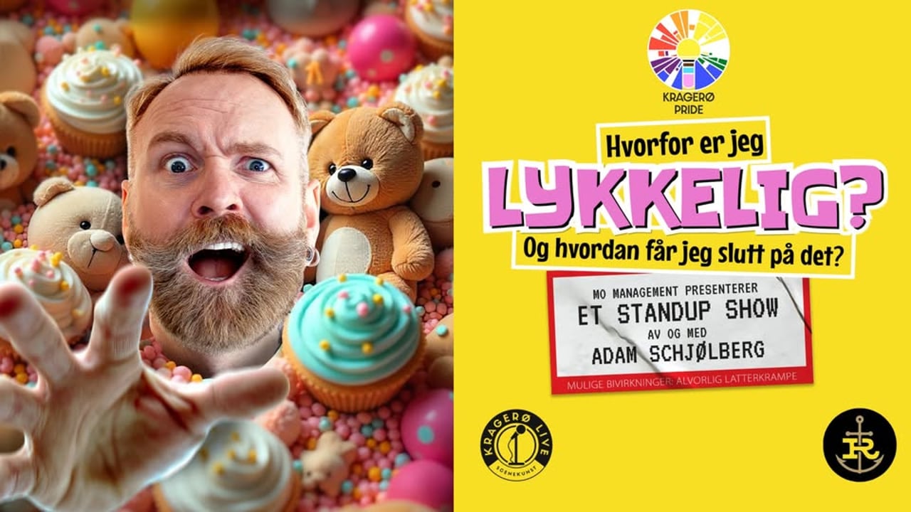 Kragerø Pride: Adam Schjølberg standup show