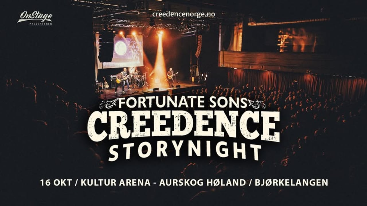 Creedence StoryNight / Fortunate Sons / KulturArena - Aurskog Høland / 16. okt