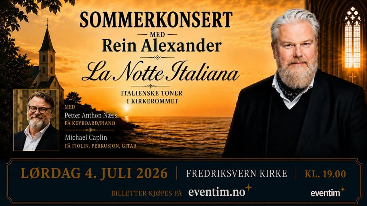 La Notte Italiana: Sommerkonsert med Rein Alexander