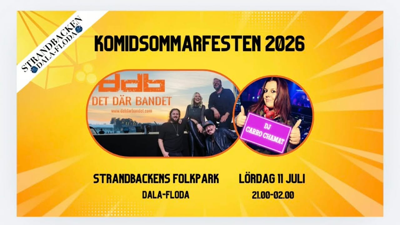 KOMIDSOMMARFESTEN 2026
