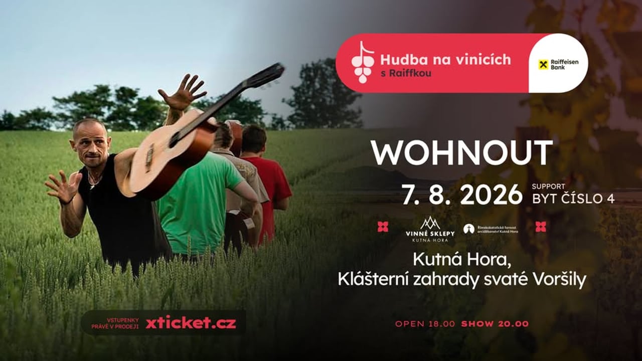 WOHNOUT - Vinné sklepy Kutná Hora - 7. srpna