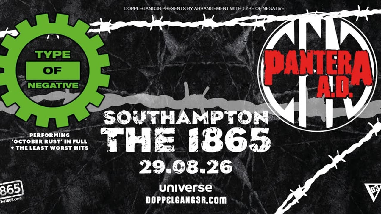 Type Of Negative + Pantera A.D. at The 1865, Southampton
