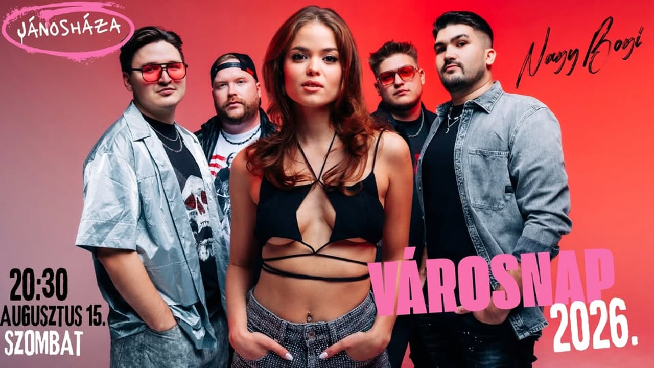 Nagy Bogi koncert - Jánosháza Városnap