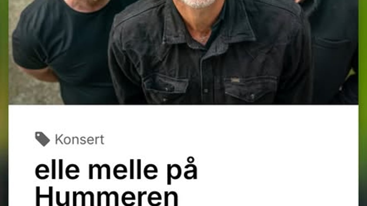 elle melle Sommerkonsert i Glasshuset og bryggen