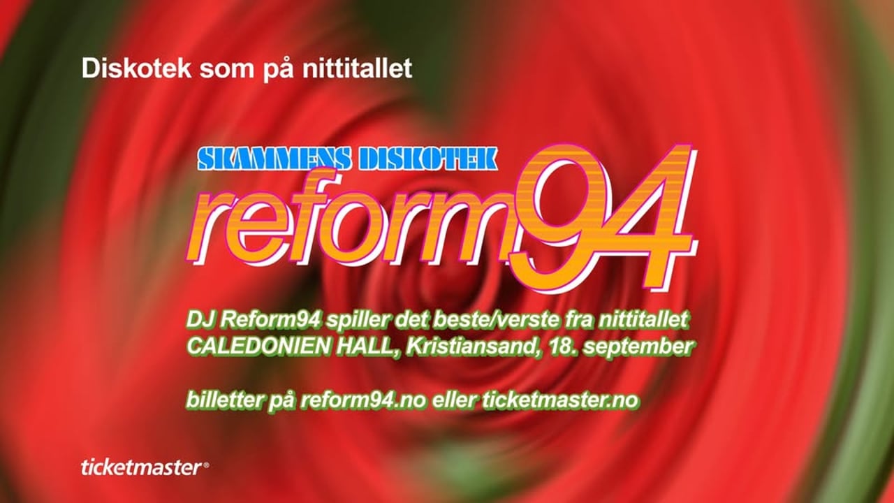 Skammens diskotek med DJ Reform94 // Caledonien Hall