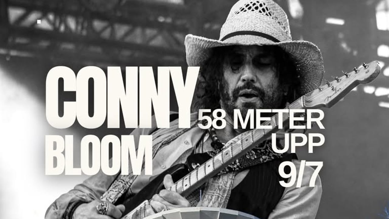 58 meter upp med Conny Bloom 