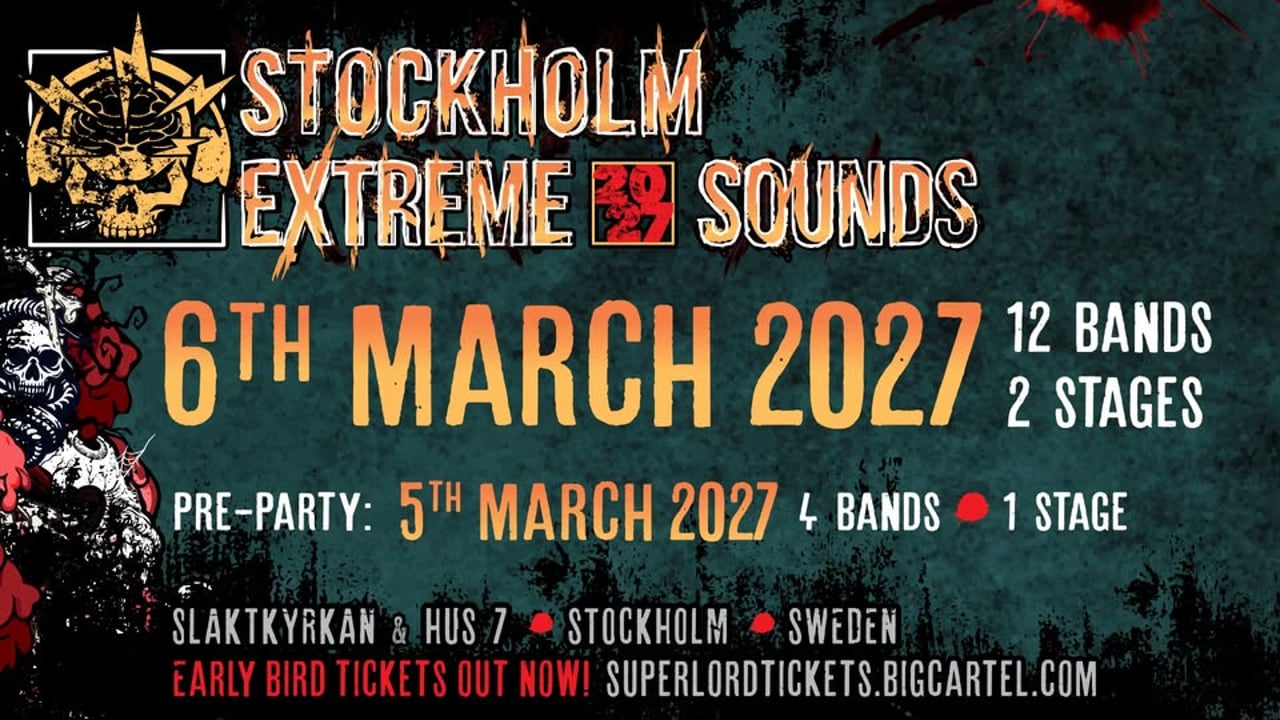 STOCKHOLM EXTREME SOUNDS 2027 - The 5th Anniversary