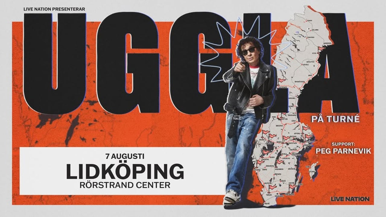 Magnus Uggla + Support: Peg Parnevik | Lidköping, Rörstrand Center