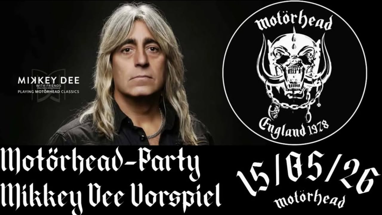 OBS! Ny Dato!! Motörhead-Party//Mikkey Dee Vorspiel