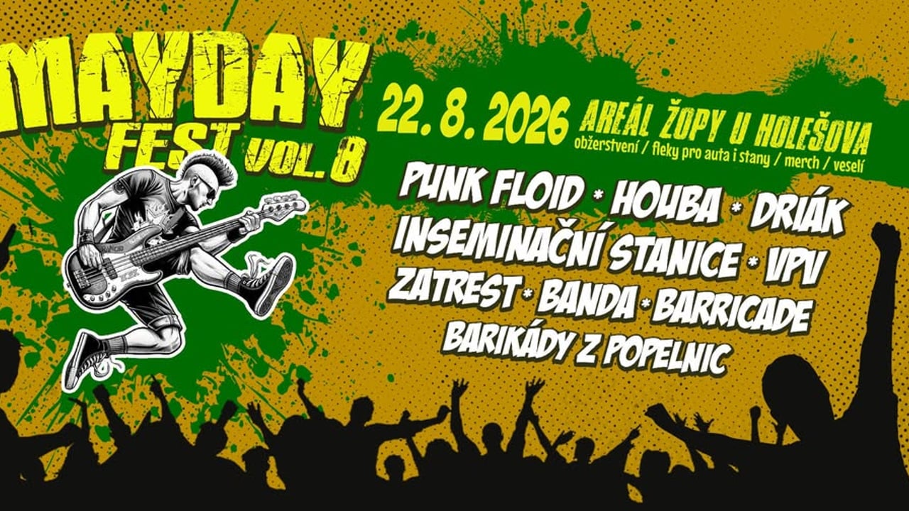 MAYDAY Fest VOL.8, areál Žopy u Holešova