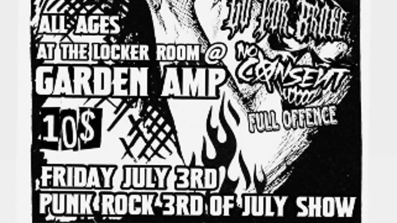 Punk Rock 3rd of July inside the Locker Room