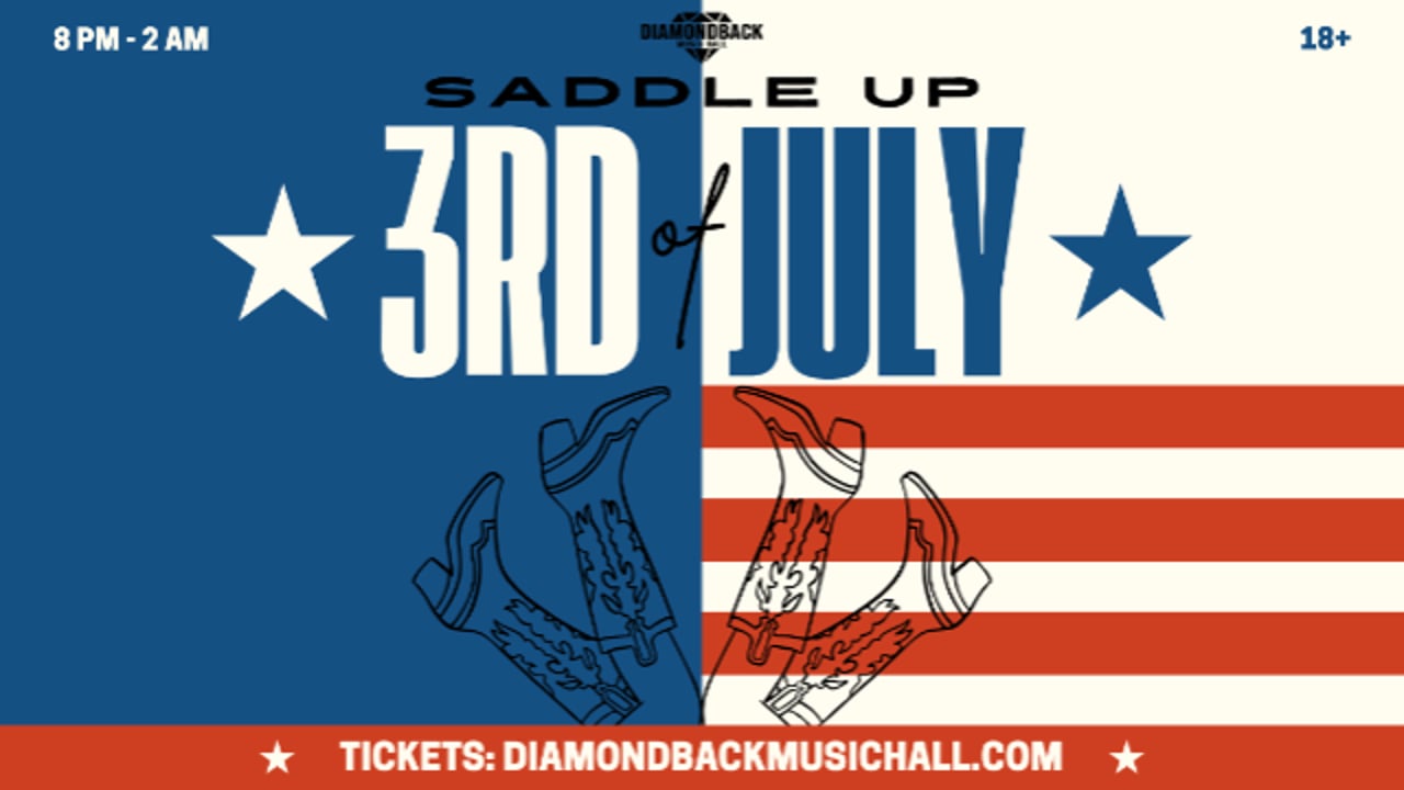 Saddle Up: 3rd of July!