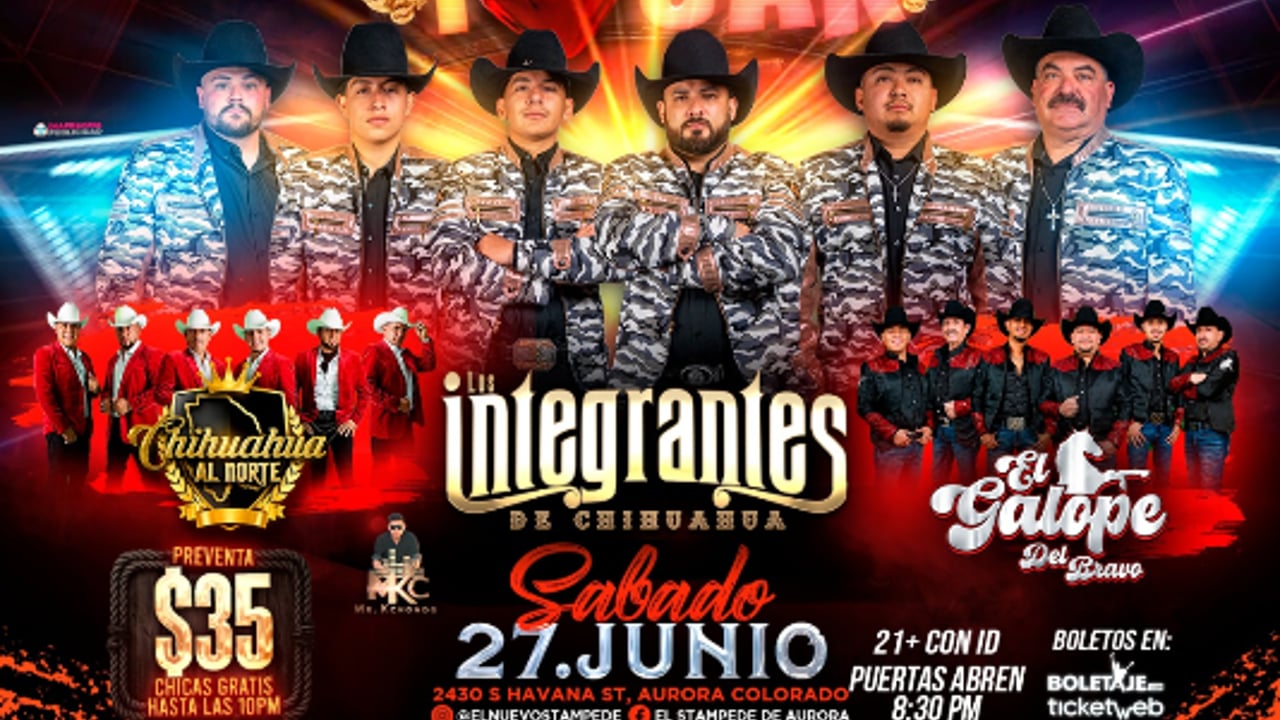 Los Integrantes de Chihuahua - Chihuahua Al Norte - El Galope Del Bravo