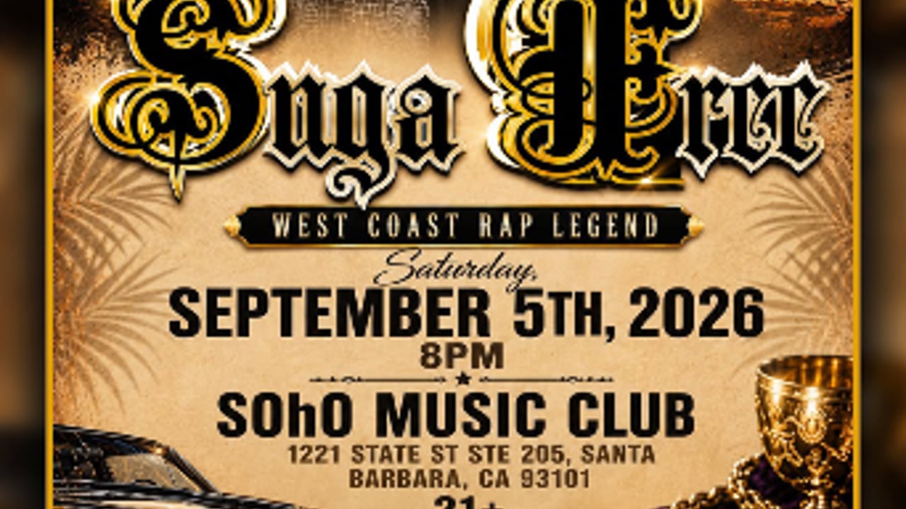 West Coast Rap Legend Suga Free Live At the Soho