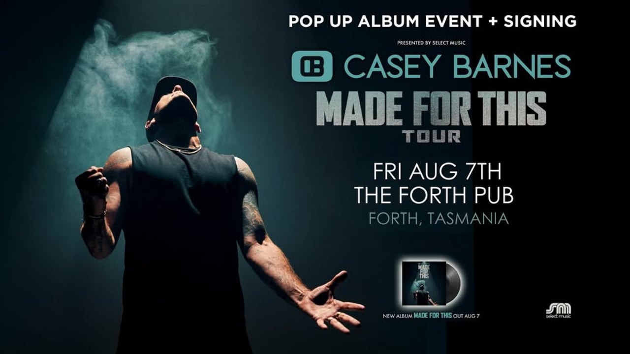 FREE ALL AGES ALBUM POP UP EVENT + SIGNING - FORTH PUB, TASMANIA