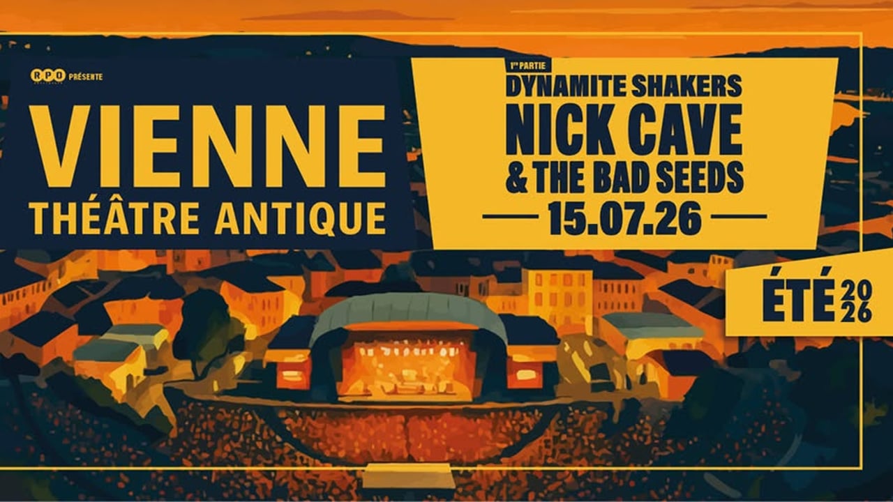 NICK CAVE & THE BAD SEEDS • Théâtre Antique de Vienne, Vienne • Mercredi 15 juillet 2026