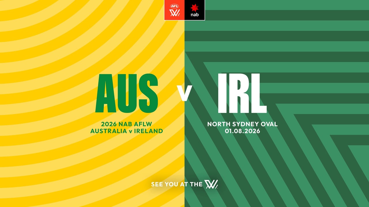 2026 NAB AFLW Australia v Ireland