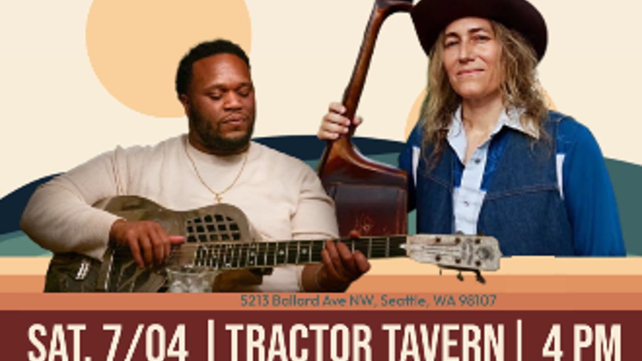 4th of July Party! Rural Progess Presents: Melissa Carper, Jontavious White, The Reverent Marigold - hosted by Alex Iverson